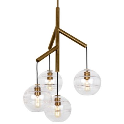 Tech Lighting Sedona Multi-Light Pendant Light - Color: Clear - Size: 4 light - 700SDNMPR1CR-LED927