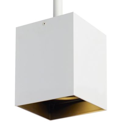 Visual Comfort Modern Exo 6 Inch LED Pendant Light in White