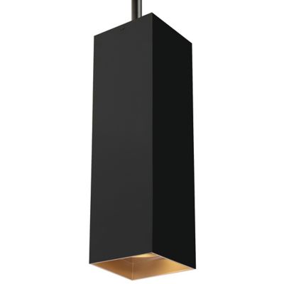 Visual Comfort Modern Exo 18 Inch LED Pendant Light in Black