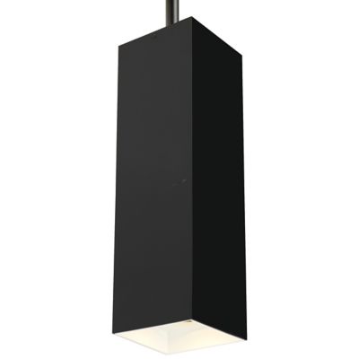Visual Comfort Modern Exo 18 Inch LED Pendant Light in Black