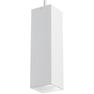 Visual Comfort Modern Exo 18 Inch LED Pendant Light in White