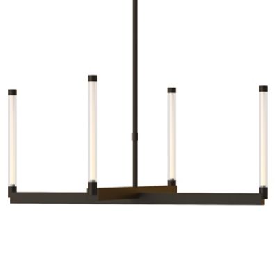 Visual Comfort Modern Phobos LED Chandelier in Bronze, Size: Large
