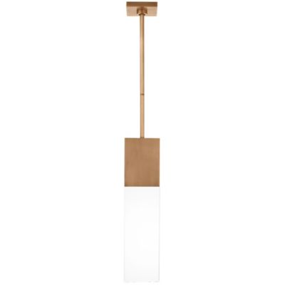 Visual Comfort Modern Kulma LED Pendant Light in White, Size: Medium