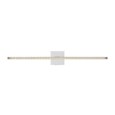 Visual Comfort Modern Serre LED Vanity Light in Silver, Size: Large