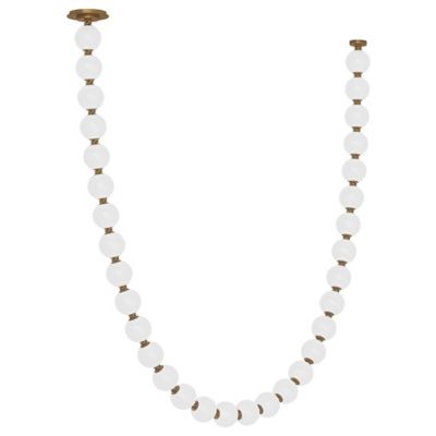 Visual Comfort Modern Perle 84 LED Chandelier in Polished