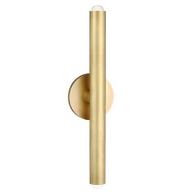 Visual Comfort Modern Ebell LED Wall Sconce in Brass, Size: Medium