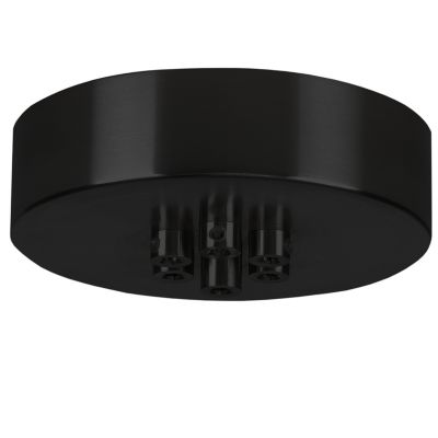 Visual Comfort Architectural Soco Mini 7 Port Round Canopy - Color: Black -