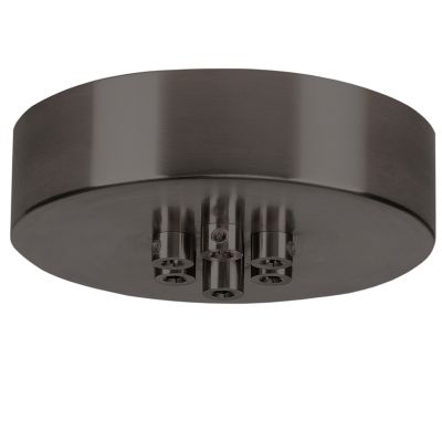 Visual Comfort Architectural Soco Mini 7 Port Round Canopy - Color: Bronze 