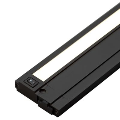 Visual Comfort Architectural Unilume LED Slimline 7-Inch Undercabinet Light in Black, Size: 7 "
