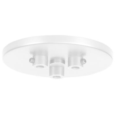 Visual Comfort Architectural Soco Mini 3 Port Round Canopy - Color: White -