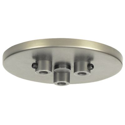 Visual Comfort Architectural Soco Mini 3 Port Round Canopy - Color: Satin N