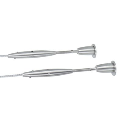 Visual Comfort Architectural Kable Lite Soft Turnbuckles in Silver