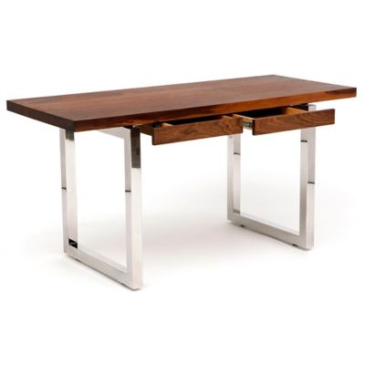 ARTLESS GAX 24 Writing Table - Color: Brown - Size: 48 - A-GAX-24-48-BK