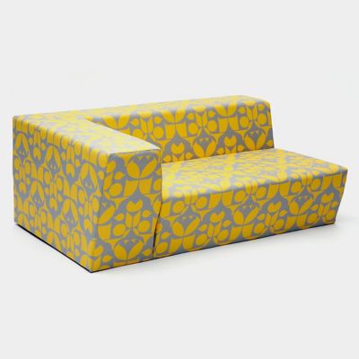 ARTLESS Caroline Outdoor Sofa - Color: Yellow - Size: 5 Ft. Length - A-C-60