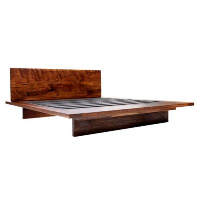 ALCY4281589 ARTLESS SQ Bed - Color: Brown - Size: California K sku ALCY4281589