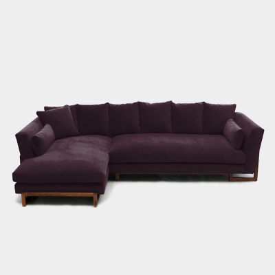 ALCY4281814 ARTLESS LRG Sectional Sofa - Color: Wood tones - A sku ALCY4281814