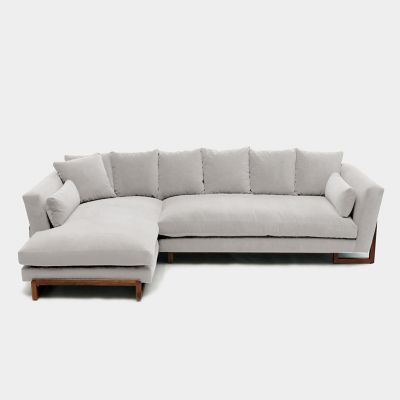 ALCY6155982 ARTLESS LRG Sectional Sofa - Color: Wood tones - A sku ALCY6155982