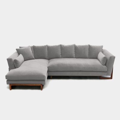 ALCY6155983 ARTLESS LRG Sectional Sofa - Color: Wood tones - A sku ALCY6155983