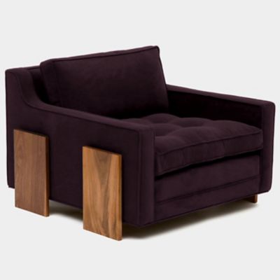 ALCY4281396 ARTLESS UP One Seater Chair - Color: Purple - A-UP sku ALCY4281396