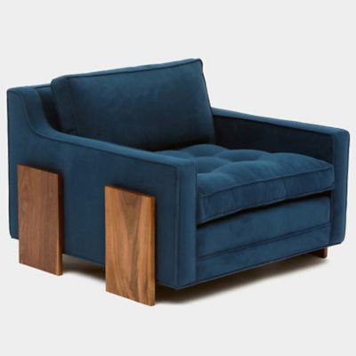 ALCY4281402 ARTLESS UP One Seater Chair - Color: Blue - A-UP-C sku ALCY4281402