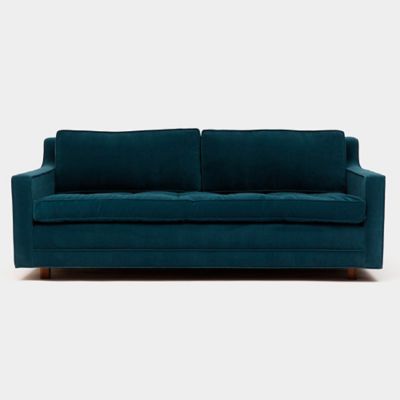 ALCY4281420 ARTLESS UP Two Seater Loveseat - Color: Blue - A-U sku ALCY4281420