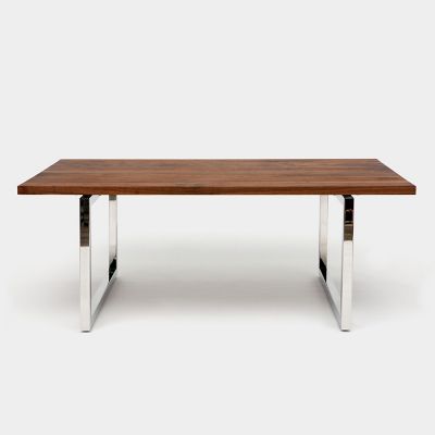 ARTLESS GAX 48 Dining Table - Color: Brown - Size: Small/72- - A-GAX-SS-