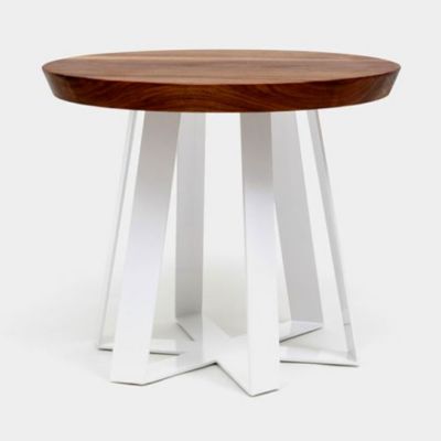 ARTLESS ARS End Table - Color: White - A-ARS-WH-22-W