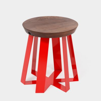 ARTLESS ARS Stool - Color: Red - A-ARS-R-W