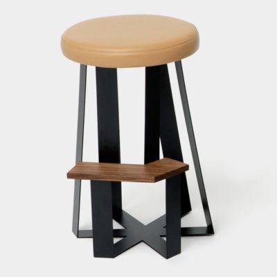 ARTLESS ARS Counter Stool - Color: Black - A-ARS-CS-BK-L-M