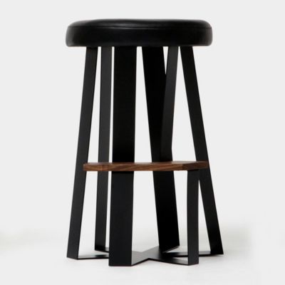 ARTLESS ARS Counter Stool - Color: Black - A-ARS-CS-BK-L-N