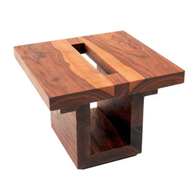 ARTLESS SQ18 End Table - Color: Brown - A-SQ18-W