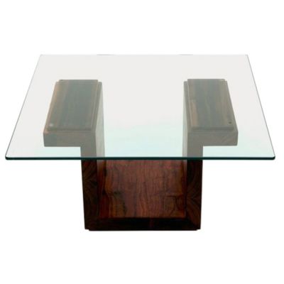 ALCY5358306 ARTLESS SQG22 Rectangular Glass Top Table - Color: sku ALCY5358306