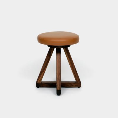 ARTLESS X Stools - Color: Brown - Size: Low Stool - A-X1-L-E-W