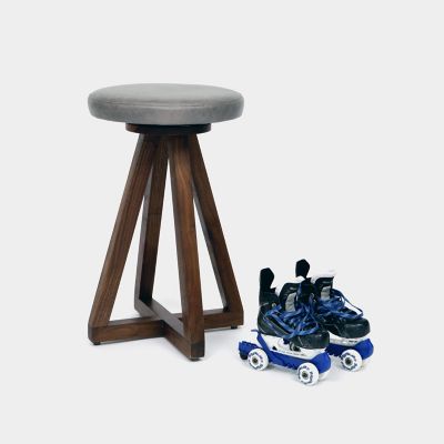 ALCY1455557823 ARTLESS X Stools - Color: Grey - Size: Counter Sto sku ALCY1455557823