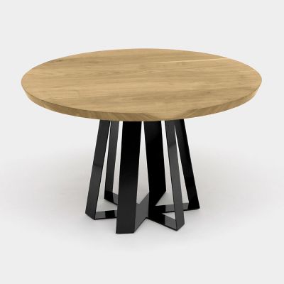 ARTLESS ARS XL Table - Color: Brown - Size: 36-In. Dia/White Oak - A-ARS-XL