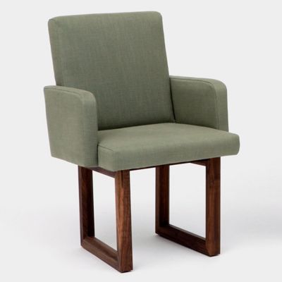 ARTLESS C2 Armchair Walnut - Color: White - A-C2A-W-5-M