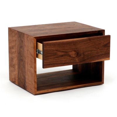 ARTLESS THN .85 Nightstand - Color: Brown - A-THN-.85X-W