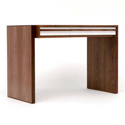 ARTLESS Single Unit Desk - Color: Brown - A-U-SU-WH