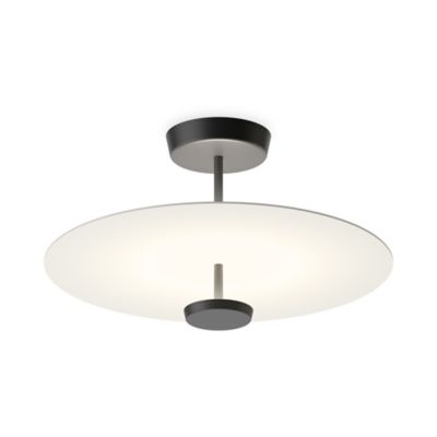 Vibia Flat 5915 LED Semi Flushmount Light - Color: White - Size: 2 light - 