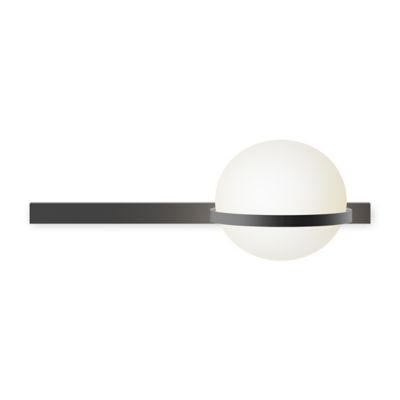 Vibia Palma 3700 LED Wall Sconce - Color: Black - Size: Small - 3700-18/13