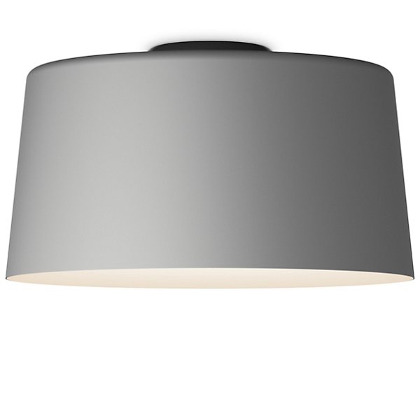 Tube LED Flushmount Light - Color: Grey - Size: Large - Vibia 6110-16/12