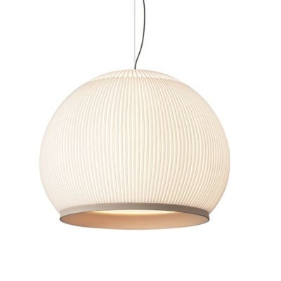 Vibia Knit LED Pendant Light - Color: Beige - Size: Large - 7475-24/12_10