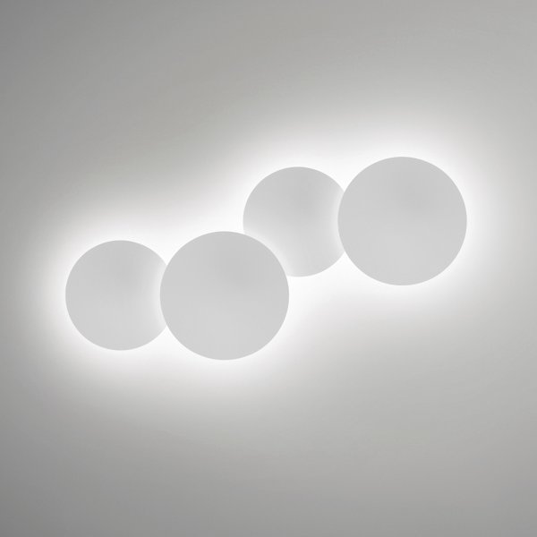Puck 5464 | 5481 Wall Art - Color: Grey - Size: 2 light - Vibia 5481-15/12