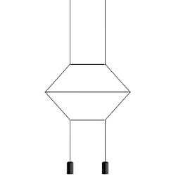Wireflow 2-D LED Pendant