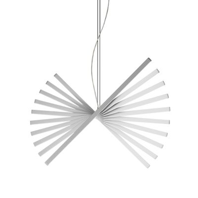 Vibia Rhythm 2120 LED Chandelier - Color: White - Size: 10 light - 2120-58/