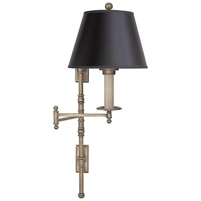 Dorchester Double Backplate Swing Arm Sconce