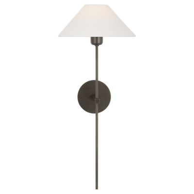 Visual Comfort Signature Hackney Single Wall Sconce - Color: Black - Size: 