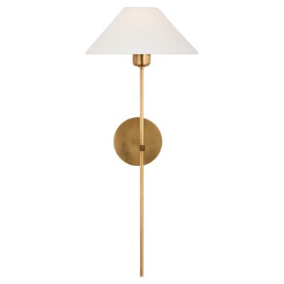 Visual Comfort Signature Hackney Single Wall Sconce - Color: Brass - Size: 