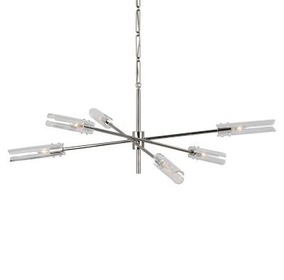 Visual Comfort Signature Casoria Radial Chandelier - Color: Silver - Size: 