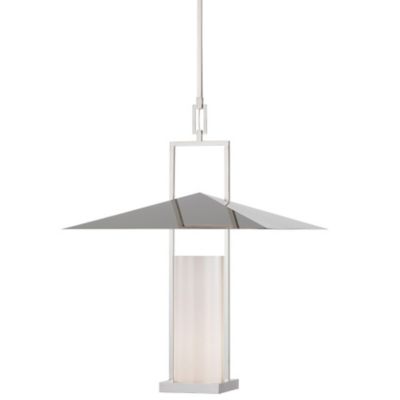 Visual Comfort Signature Amity Pendant Light - Color: White - Size: Medium 